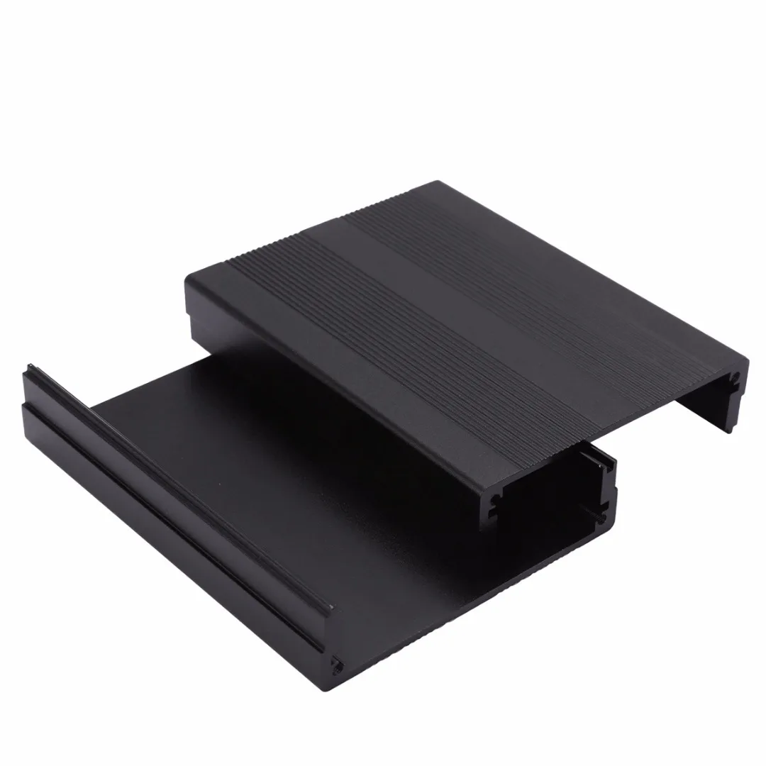 Black 100*76*35mm Aluminum Enclosure PCB Instrument Box Mayitr Enclosure Electronic Project Case