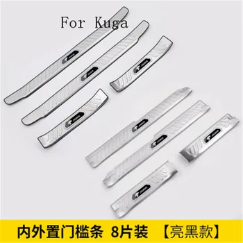

Stainless Steel Lengthen Scuff Plate/Door Sill Door Sill pedal bienvenidos For Ford Kuga 2013-2018 Car styling