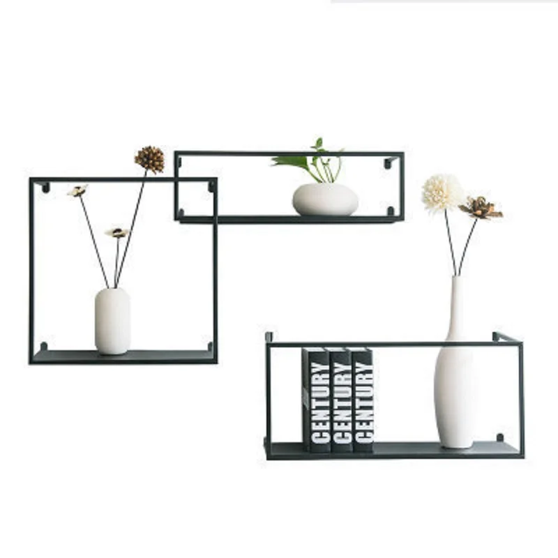  Wall Frame Shelf Partition Living Room Kitchen Wall Wall Decoration Partition Wall Shelf - 33000370960