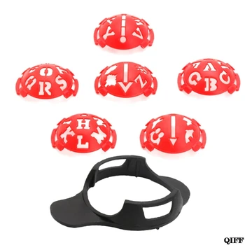 

6 in 1 Golf Ball Line Marker Template Drawing Alignment Marks Liner Sign Tool MAR28