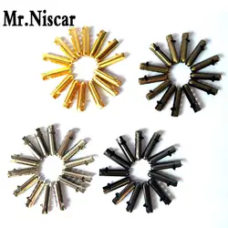 Mr. Niscar 1 компл./шт. 20 шт. мм 4x23 мм Серебряный Золотой металлические шнурки советы головы тапки ремонт DIY наборы Замена Aglets