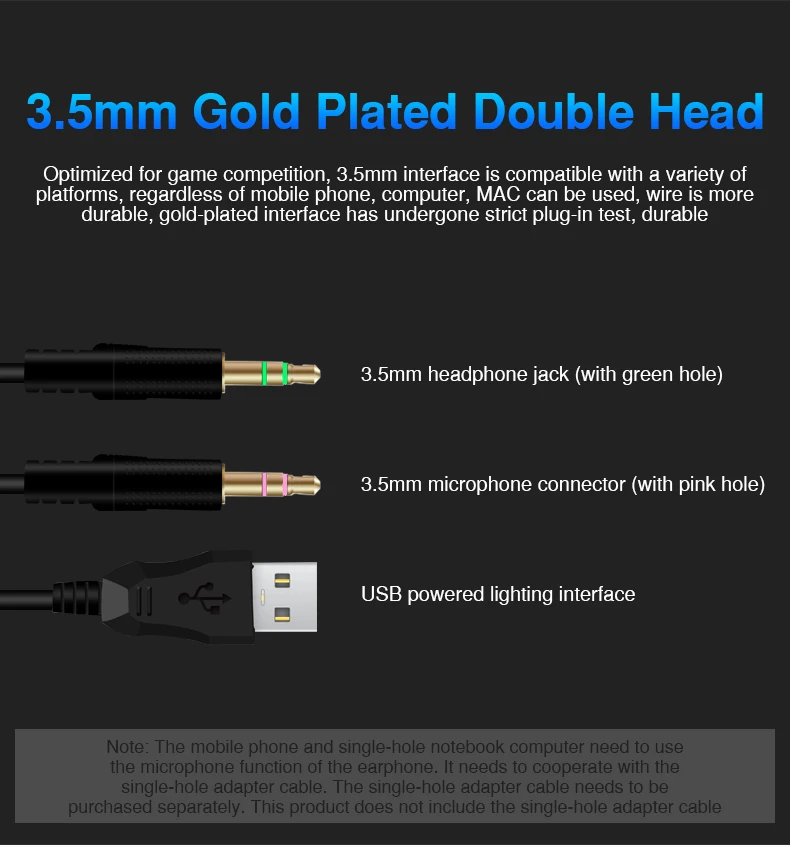7.1 Channel USB Wired Gaming Headset Deep Bass Game Earphone Computer headphones with microphone led light headphones for PC (13)