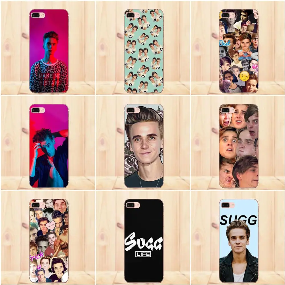 Maerknon Joe Sugg Custom Photo мягкий чехол для телефона Apple iPhone 4 4S 5 5C 5S SE 6 6S 7 8 Plus X | Мобильные