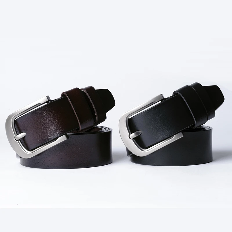 Ремень мужской из натуральной кожи с пряжкой кофейного цвета|belt crocodile leather|leather
