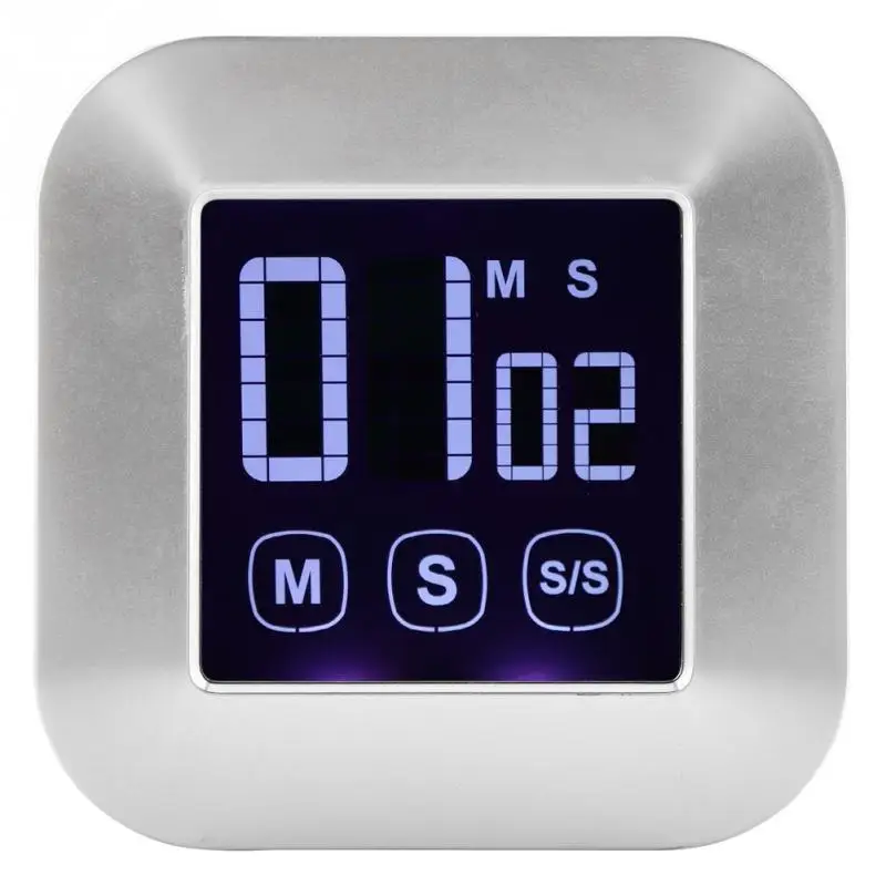 

1 pc Large LED Display Kitchen Timer Electronic Touch Screen Electronic Digital Kitchen Cooking Timer