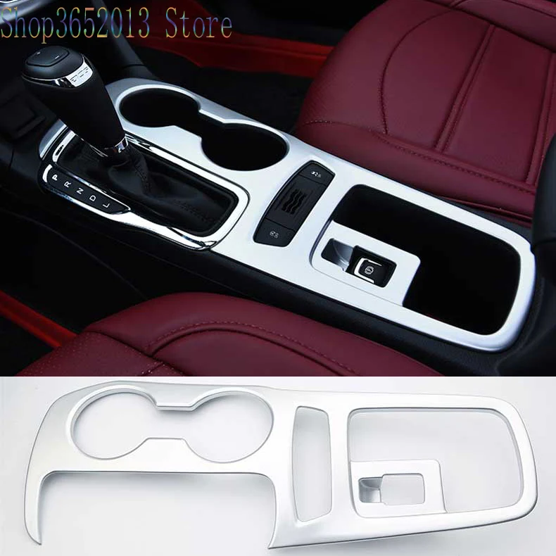 

For Chevrolet Cruze 2017-2018 ABS Chrome Interior Water Cup Panel Cover Trim Decor car styling accessories