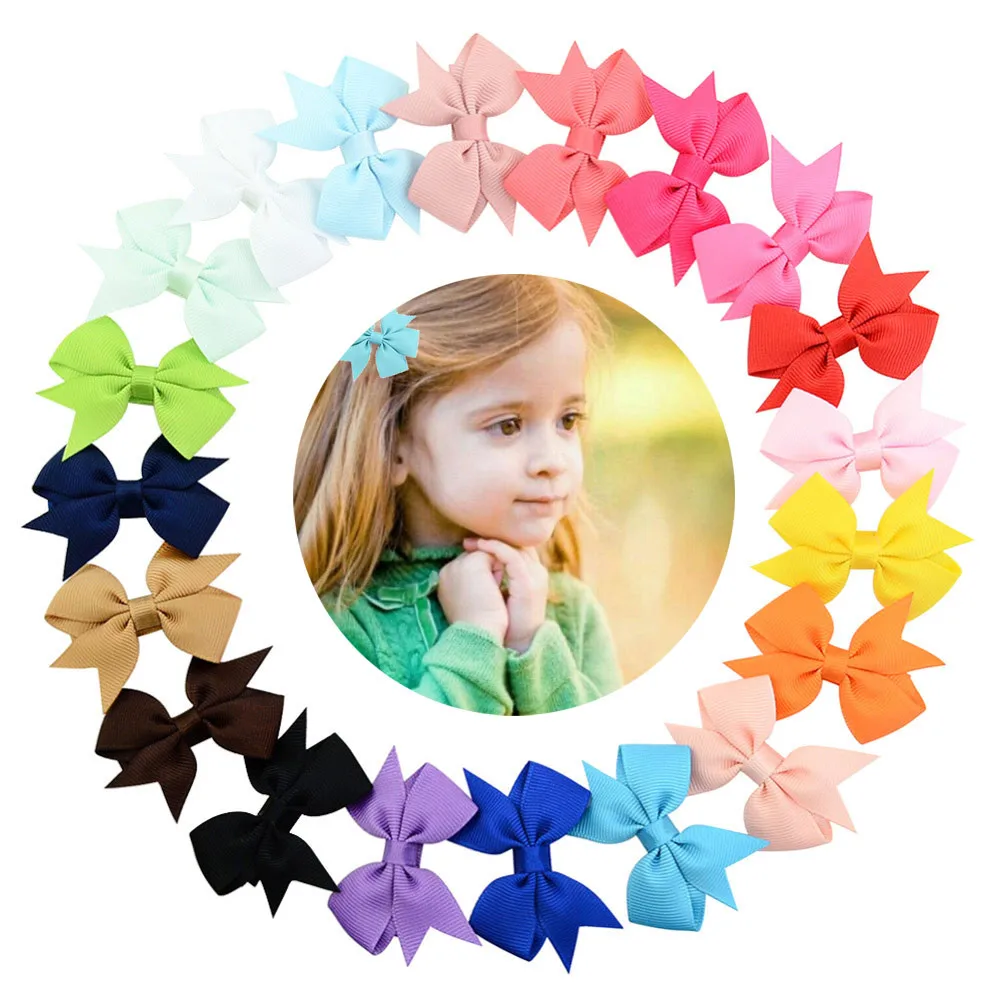 

Kids Baby Girls Children Flowers Hair Clip Bow Accessories Hairpin Extra Large Ribbon Bow Hair Clips For Girls