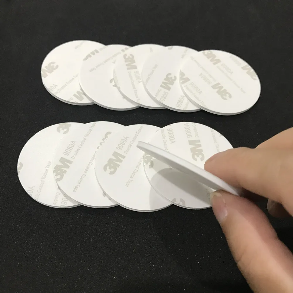 3M Strong Double Sided Adhesive Acrylic Car Emblem Sticker Roof For Gopro Vehicles Foam Round Two Sides Mounting Sticky (13)