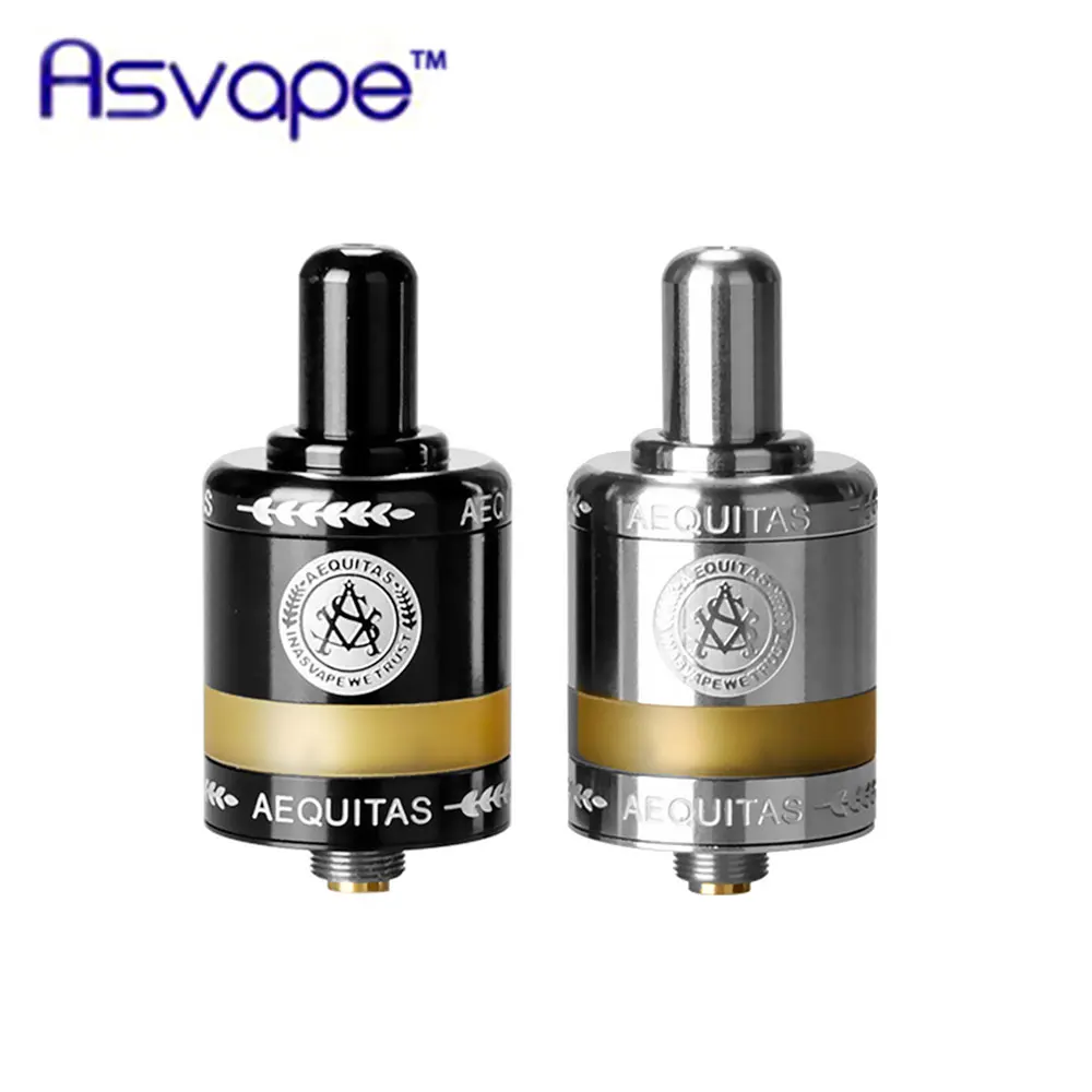 

2.5ml Asvape Zeta MTL RTA Rebuildable Tank Atomizer with Postless Ceramic Deck & 1.2-1.5ohm Resistance E-cig Vape MTL RTA Tank