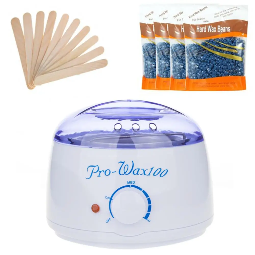 

Pro Electric Warmer Wax Heater SPA Hand Epilator Feet Paraffin Shaver Rechargeable Body Bikini Depilatory Hair Removal Tool