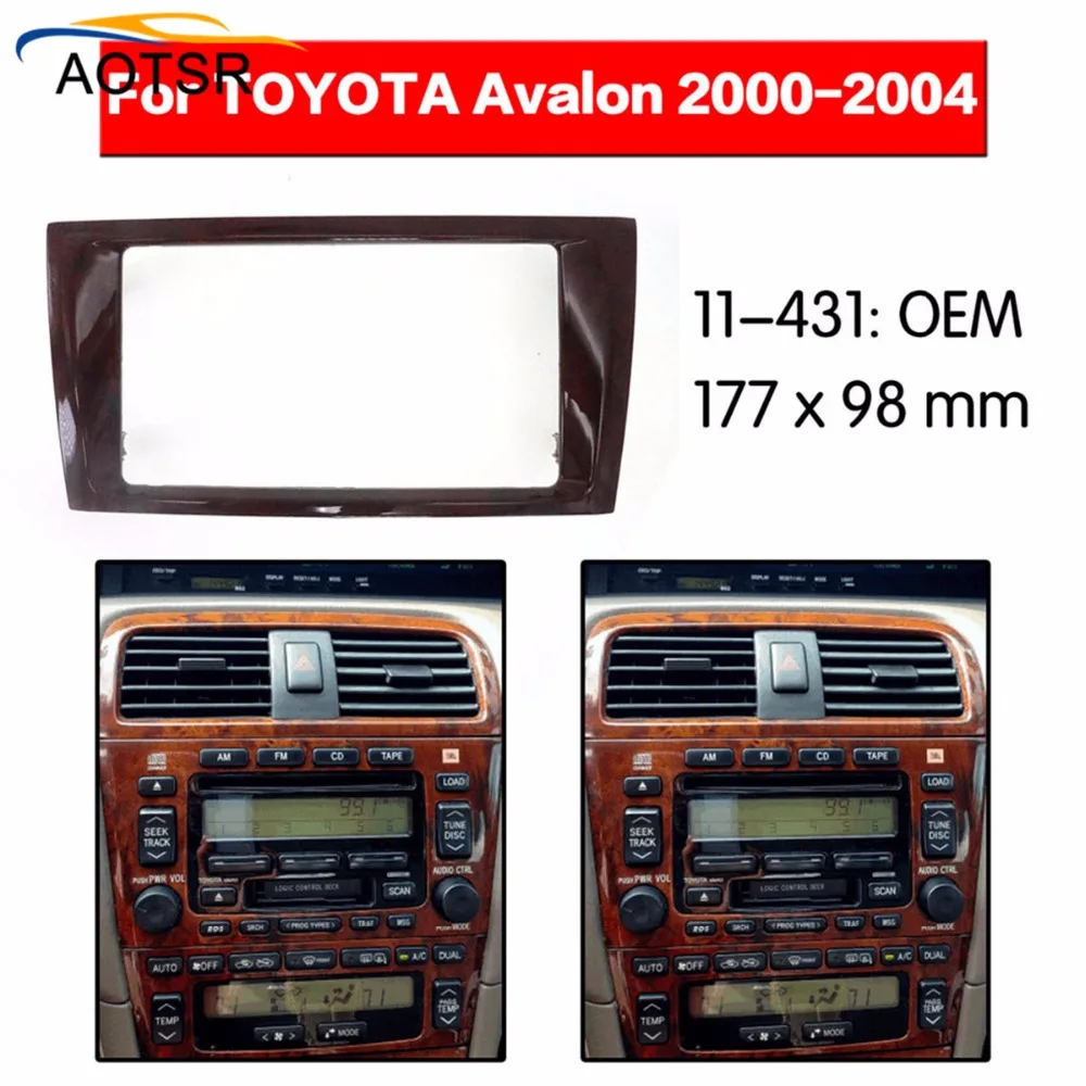 

Radio Facia For Toyota Avalon 2000 2001 2002 2003 2004 Fascia Car Stereo Radio Installtion Dash