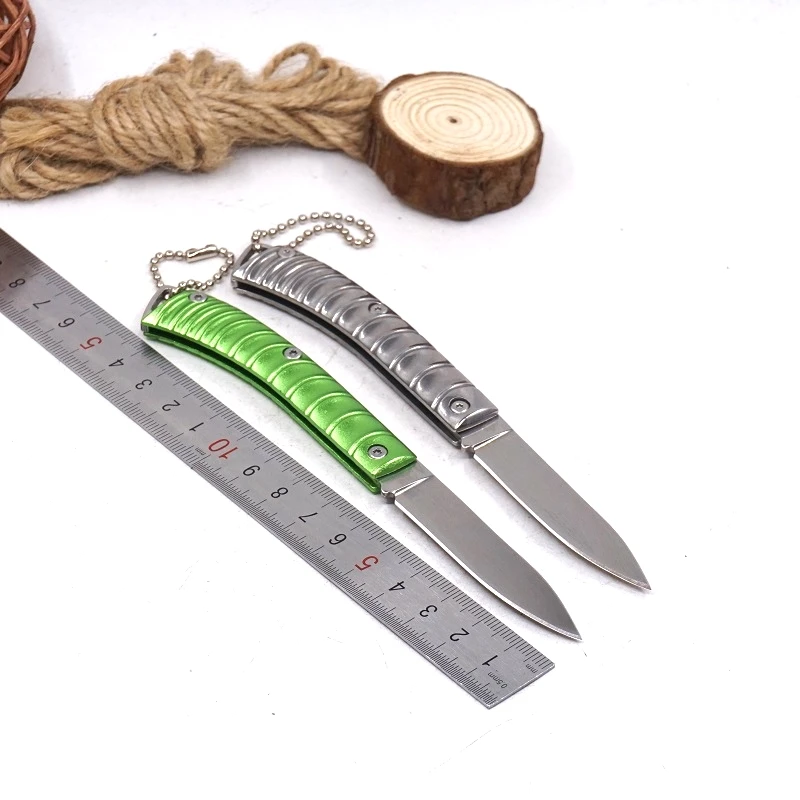 Mini Folding fruit Knife Tactical Pocket Survival Knife Stainless steel