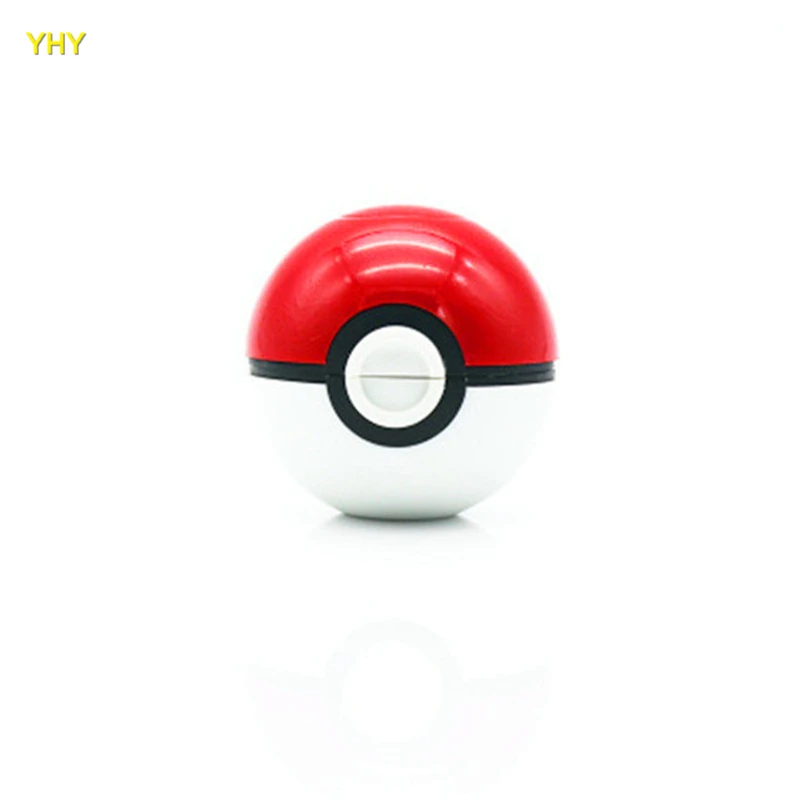 Новейший Сферический измельчитель 55 мм Pokeball травы шлифовальные машины цинковый сплав, пластик металлические мельницы 3 части аксессуары для курения - Цвет: 1