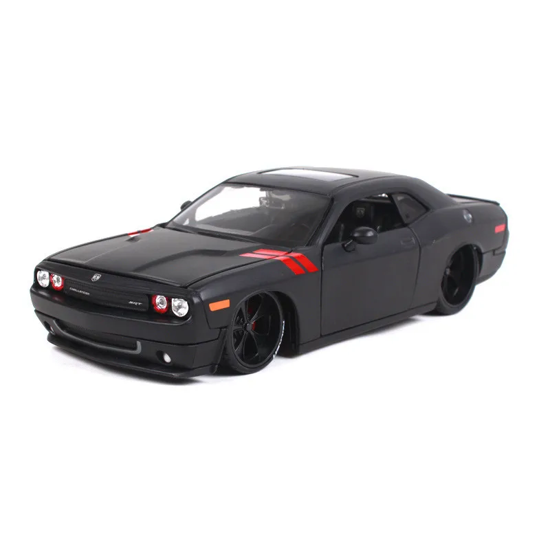 Моделирование 1:24 2008 Dodge Challenger модифицированный ретро сплав модель автомобиля, коллекция и подарок мускул модель гоночной машины