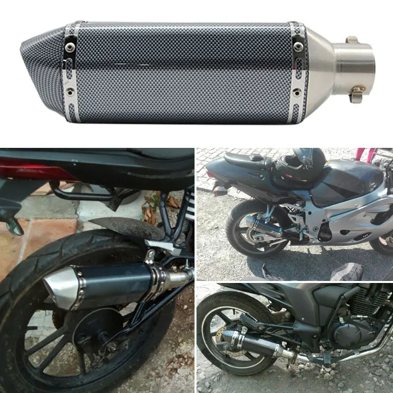 

Stable Motorcycle Exhaust Stainless 51mm Motorcycle Refit Scooter for Suzuki