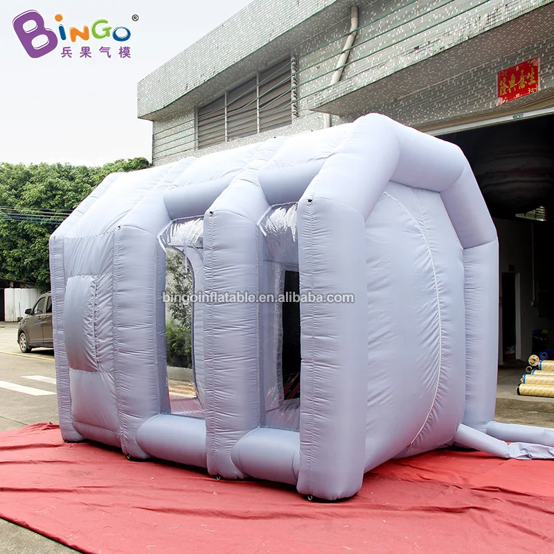  Custom made 4X3X3 meters inflatable small paint booth / inflatable small spray booth for sale toy t