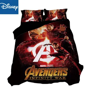 

Marvel Authentic single size Duvet cover sets for man full size Comforter set 3-4psc bedroom decor pillow sham 3d printed