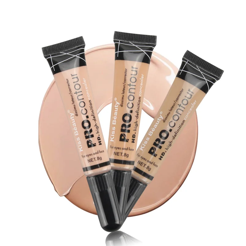 

Concealer Liquid Foundation Contouring Makeup Cream Whitening Freckle Removing Anti-Wrinkle Long-Lasting Brighten For Dark Skin
