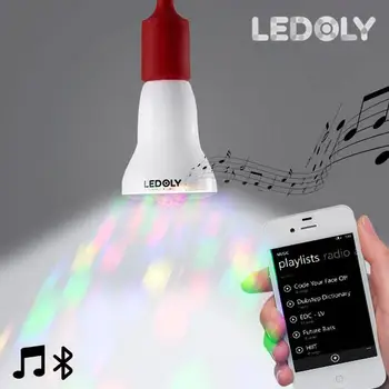 

Ledoly C1000 Multicoloured Bluetooth LED Bulb with Speaker