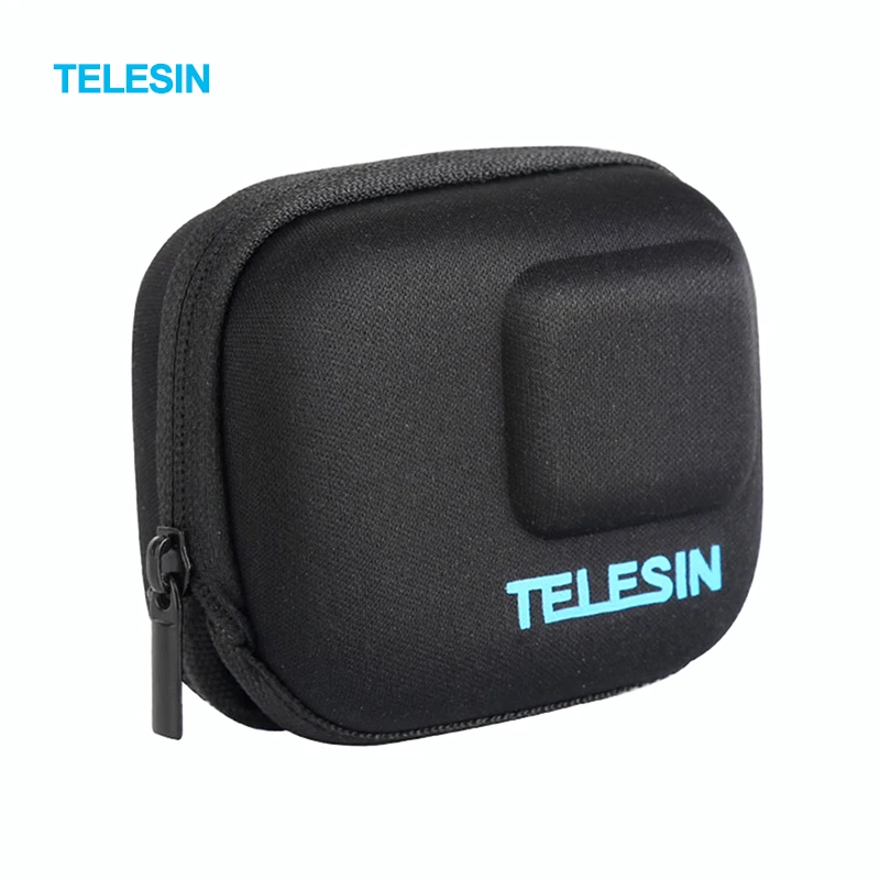 TELESIN Portable Mini Camera bag Storage Bag Protective Case for Sports Action GoPro Hero 5 6 7 action camera | Электроника