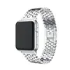 Luxury Steel link bracelet strap for apple watch band 44mm/40mm/42mm/38mm for iwatch series 5/4/3/2/1 metal wrist belt watchband ► Photo 3/6