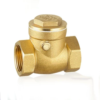 

1/2" 1 inch DN15 DN20 DN25 DN32 Female Thread Swing Check Valve Brass Horizontal check valve