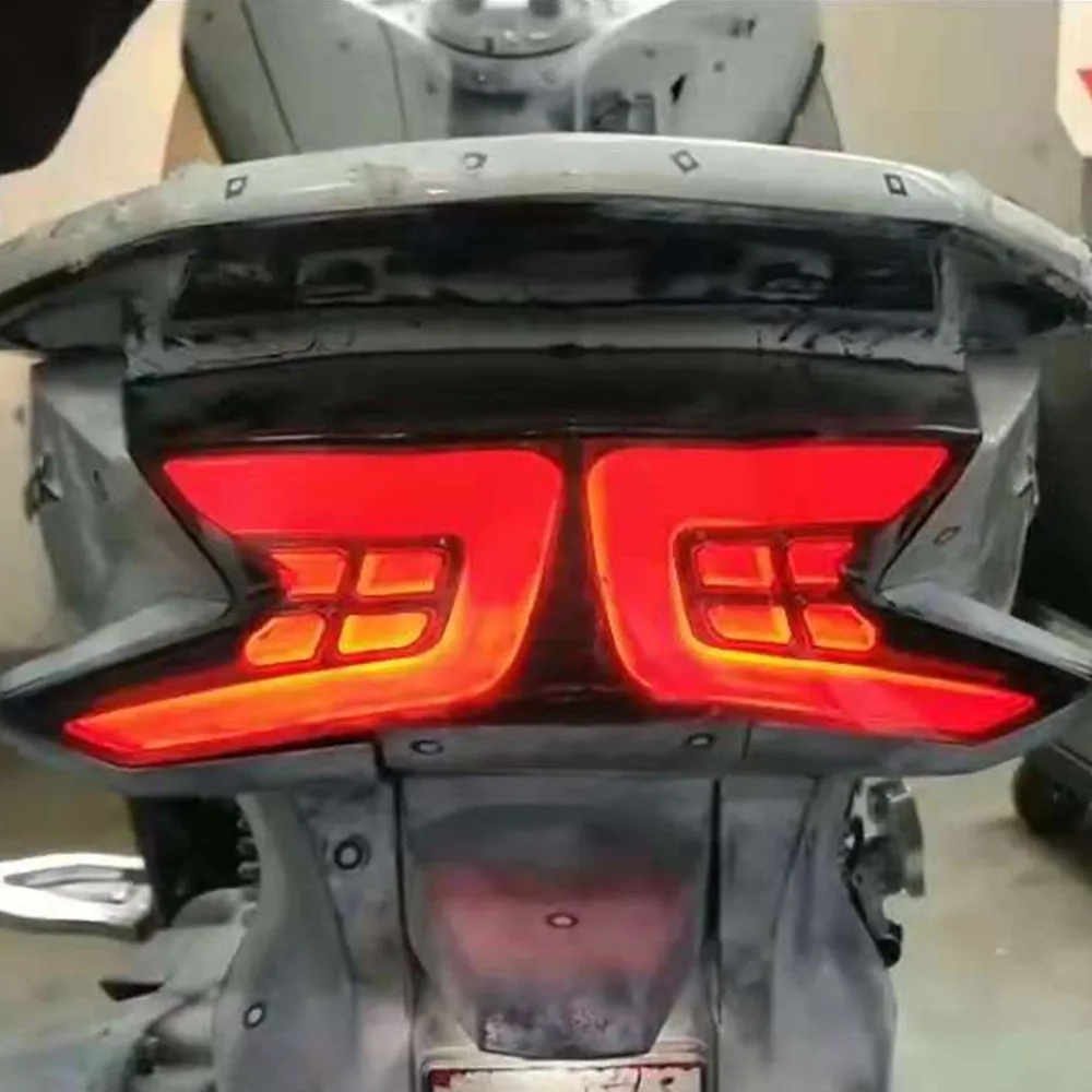 Modified Motorcycle 2018 pcx led tail lamp rear taillamp tailight brake stop light turn signal for yamaha PCX150 PCX125 | Автомобили и