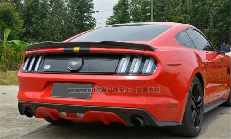 Спойлер из углеволокна для Ford Mustang высококачественные Спойлеры-крылья авто аксессуары
