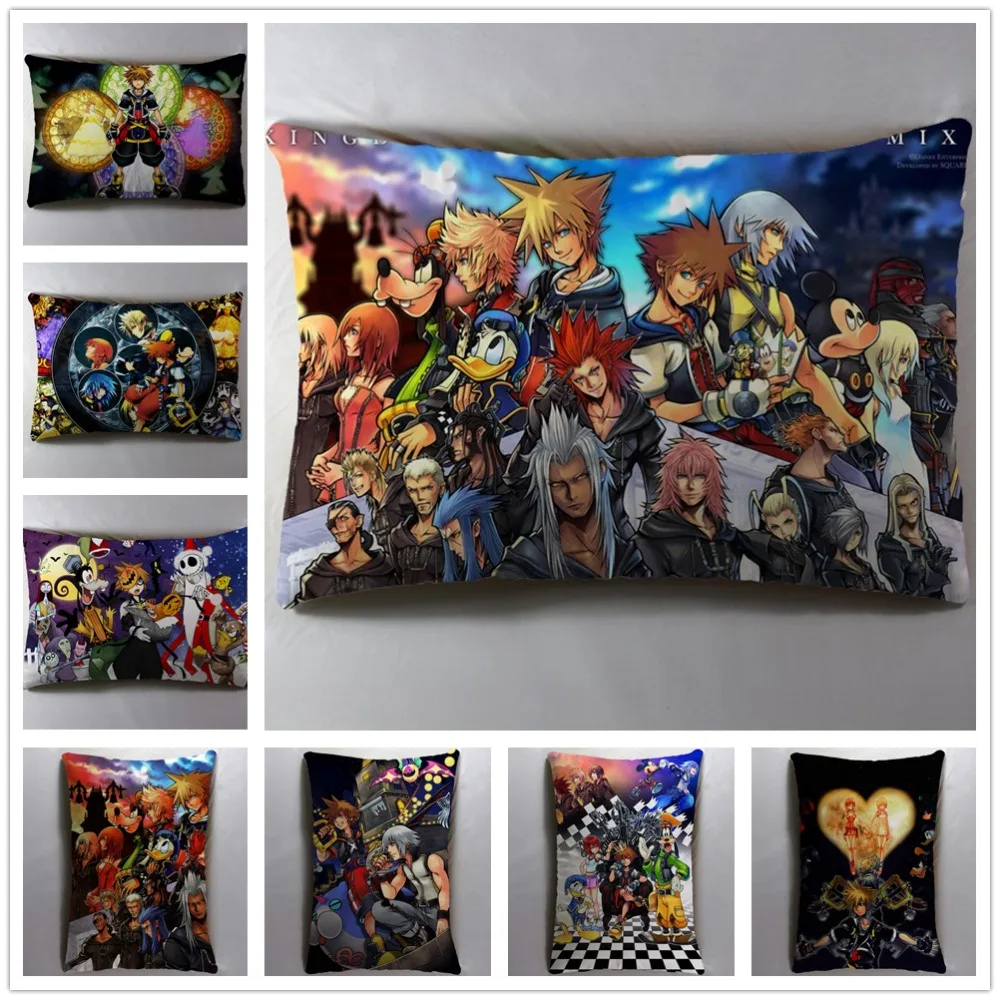 Аниме Манга Kingdom Hearts 40* см 60 см наволочка сиденья постельные принадлежности подушки 001