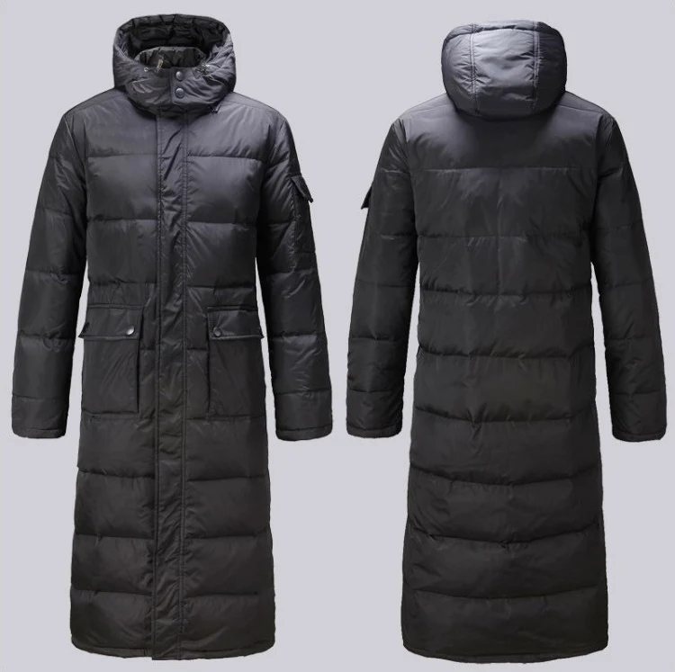 long down coat black 04