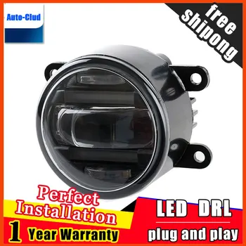 

Car-styling LED fog light for Honda Greiz 2016 LED Fog lamp with lens and LED day time running ligh LED DRL car 2 function