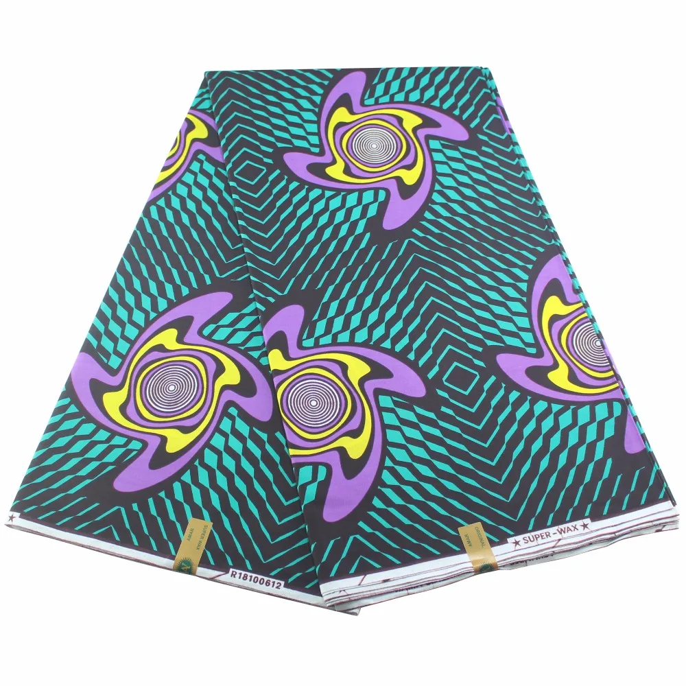 

100% cotton Nigeria Real dutch veritable hollandais wax African Ankara Fashionable ghana wax fabric