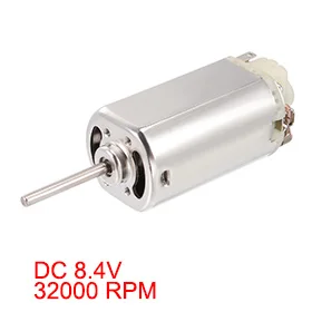 

UXCELL Hot Sale 1 Pcs Small Motor DC 8.4V 32000RPM High Speed Motor for DIY Toy Models Remote Control