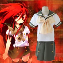 Disfraces de Halloween Shakugan no Shana cosplay anime japonés uniforme escolar carniva disfraces trajes de navidad mujeres gril