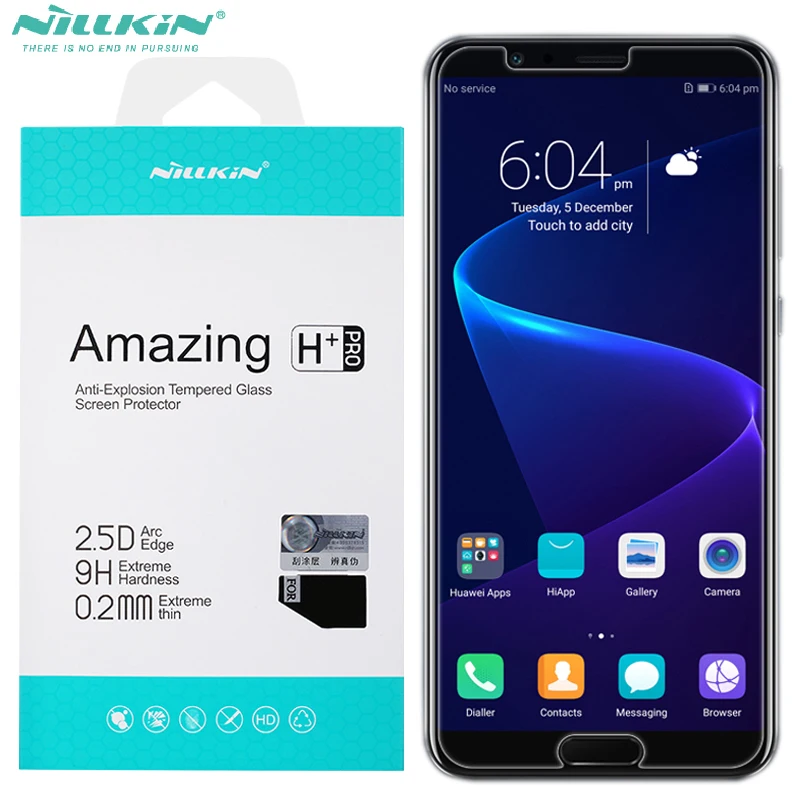 2.5D cover glass for huawei honor v10 film 0.2MM Nillkin H+PRO screen protector for huawei honor view 10 V10 tempered glass
