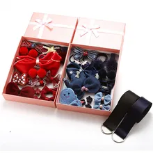 18 шт. Дети младенческой шпилька для маленьких девочек Кролик бантом мотивы комплект заколок для волос инструменты укладки волос интимные Аксессуары#0314 BB