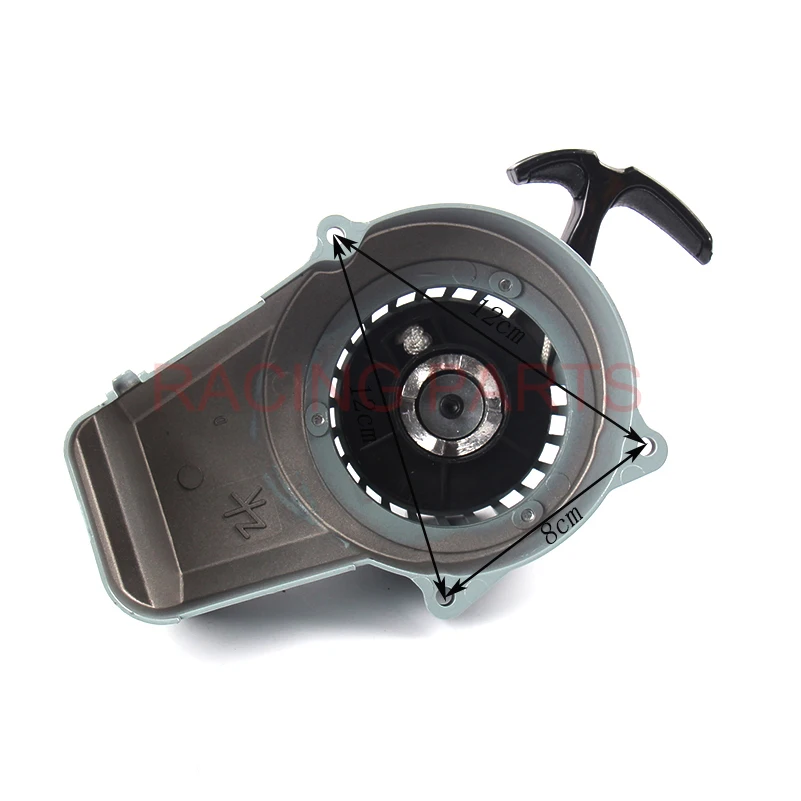 

Silver Aluminum 49cc pocket bike Pull Starter Easy Start For 2 stroke engine accessories Mini Motorcycle Chopper dirt quad ATV