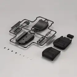 Killerbody силиконовая резина ABS Набор сидений силиконовая резина и жесткий пластик подходит для 1/10 RC грузовик головоломка DIY