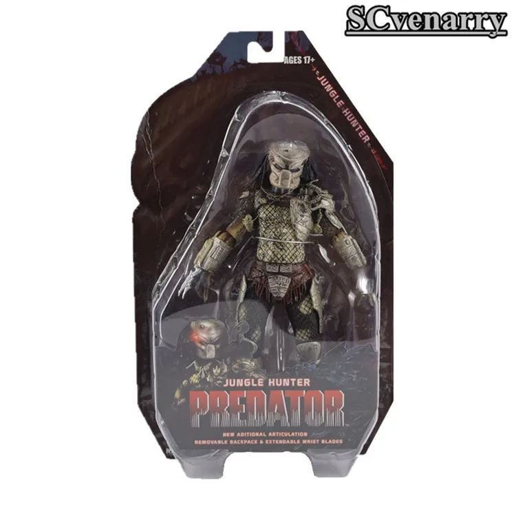 

Aliens vs Predator AVP Series Alien Covenant Elder Predator Serpent Hunter Youngblood Predator Toy Action Figure Model 18cm