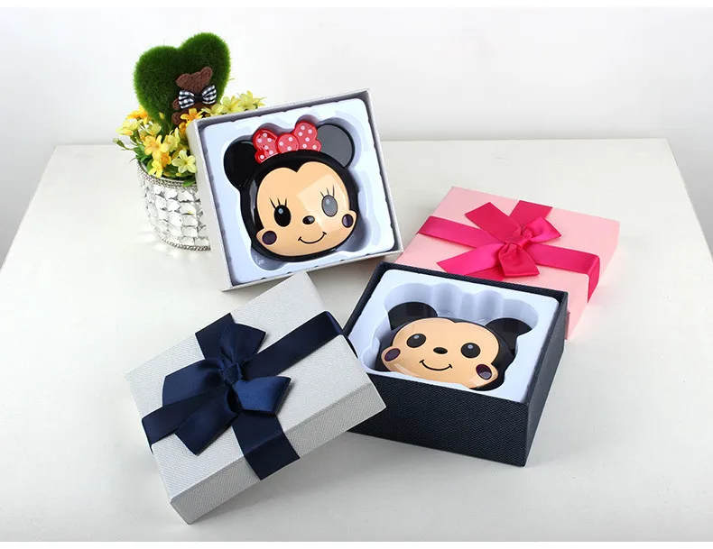 Cute Cartoon 12000mAh Minnie Mickey Power Bank For iphone and for Android Mickey Mouse Portable Charger External Battery Backup