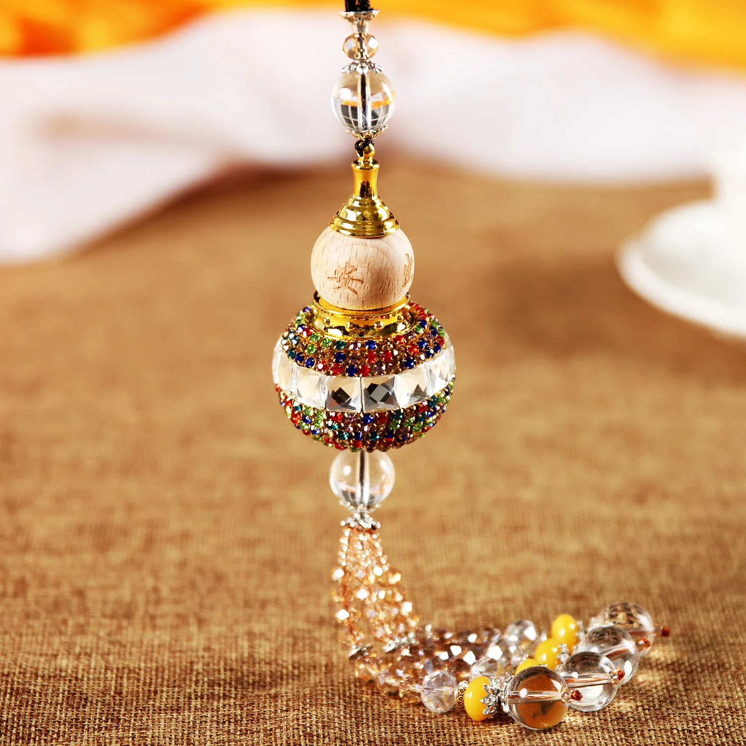 The Drill Wood Hyacinth Perfume Bottle font b Pendant b font Ornaments Interior Decoration Supplies Automotive