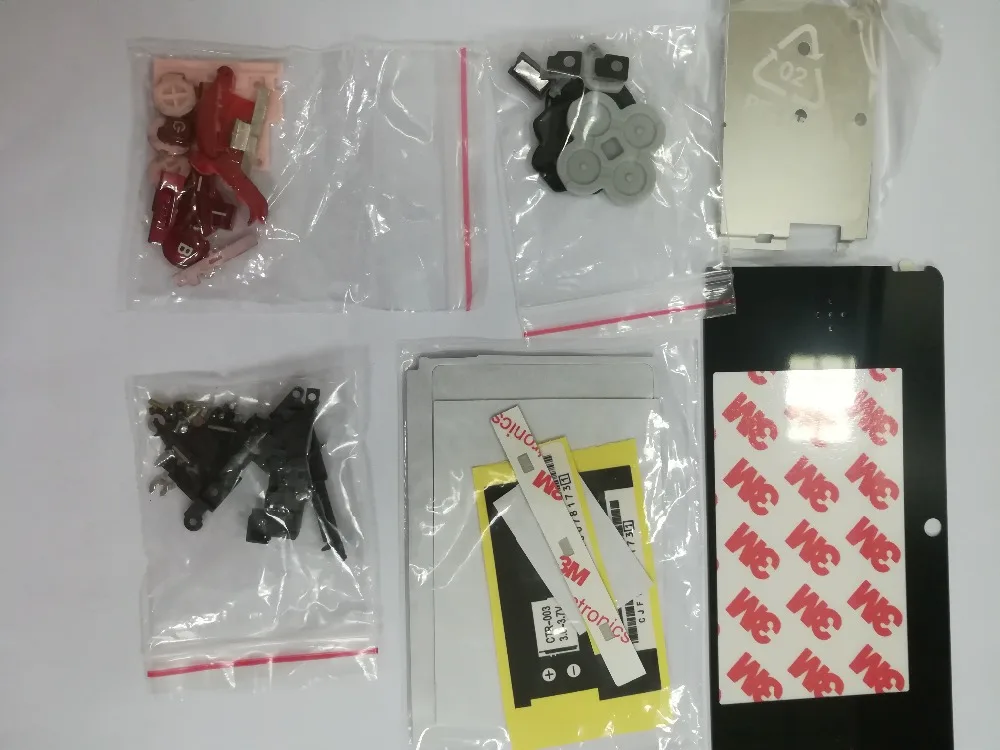 Full-Complete-Housing-Shell-for-3DS-Case-Cover-Replacement-Repair-Parts-with-Buttons-kit-3M-sticker (2)
