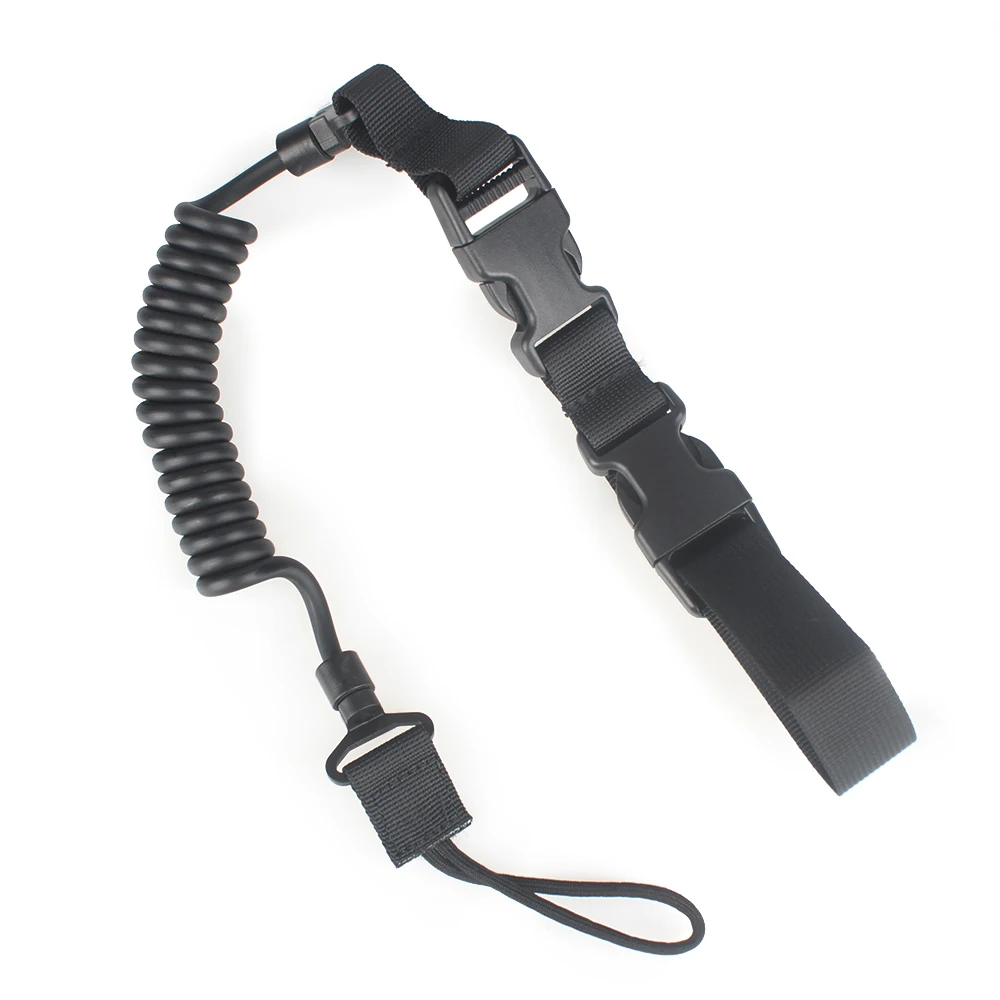 

Tactical Elastic Lanyard Practical Security Leash 3 Colors Available