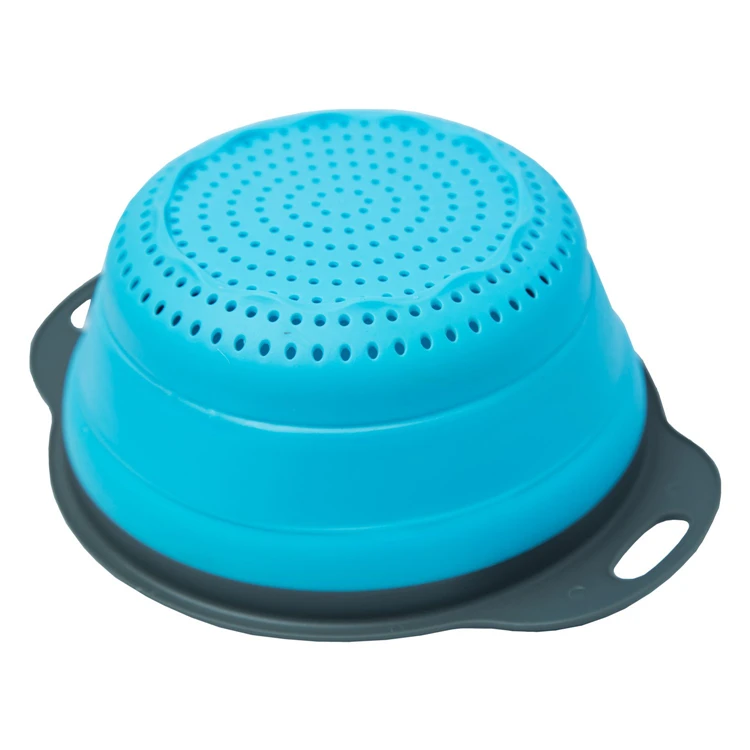 LMETJMA круглый складной дуршлаг BPA бесплатно фрукты овощи стиральная дренажная корзина кухонный дуршлаг фильтр можно мыть в посудомоечной машине KC0236