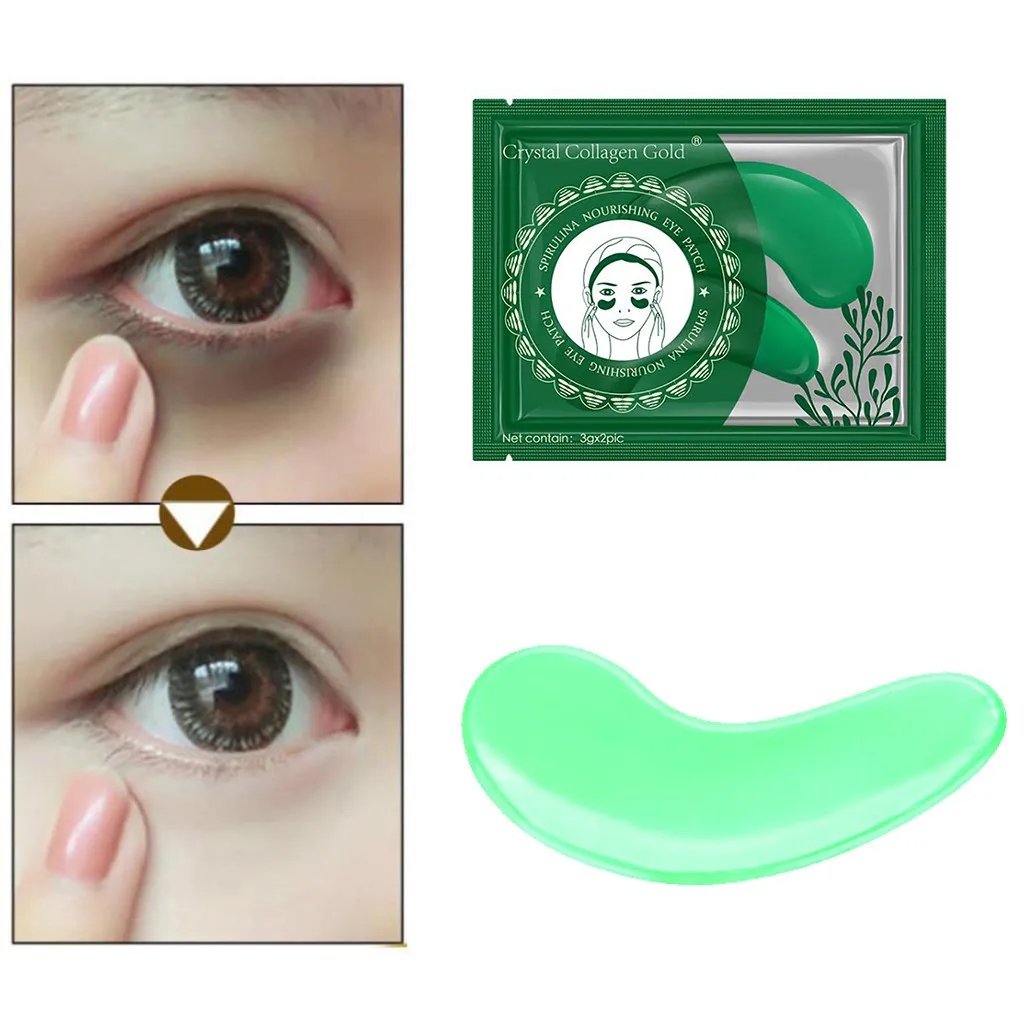 

Crystal Collagen Eye Mask Dark Circles Gel Eye Patches Under the Eyes Gold Masks Anti-puffiness Eyelid Anti-Wrinkle AgingF6.26