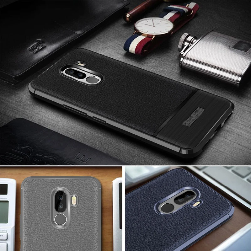 

Phone Case Shockproof Bumper Silicone Cover On For Xiaomi Pocophone Poco F1 PocoF1 PocophoneF1 F 1 4/6 64/128/256 GB Xiomi