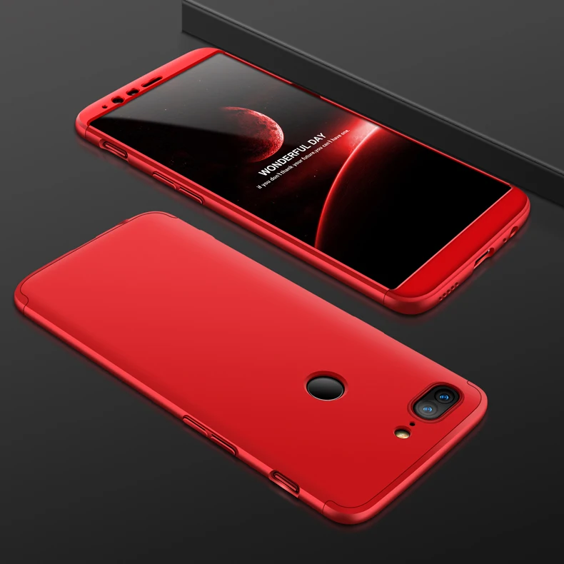 GKK Case for Oneplus 5T 5 Oneplus 6 6t Case Shockproof 360 Protection Armor Hard 3 in 1 Matte Cover for Oneplus 5 Fundas Coque -