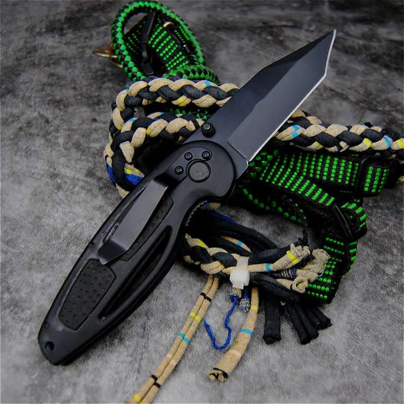 Японский стиль ABS 440C черный складной нож 8 дюймов Открытый складной Охотник Многофункциональный Открытый тактический складной нож