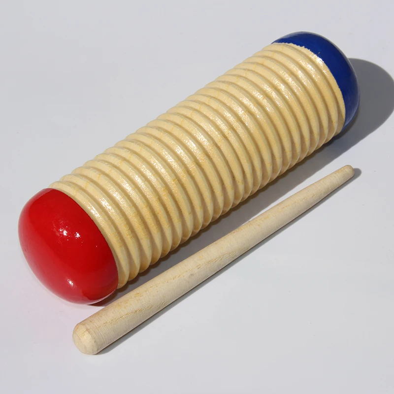 1PCS Early Education Wooden musical Toy High Quality Sand Hammer Maraca
