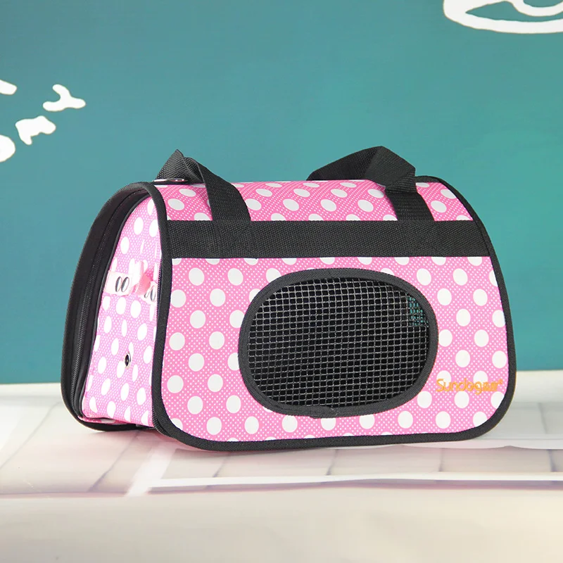 Cute Pink Portable Pet Bag Cat Rabbit Chinchilla Guinea Pig Ferret